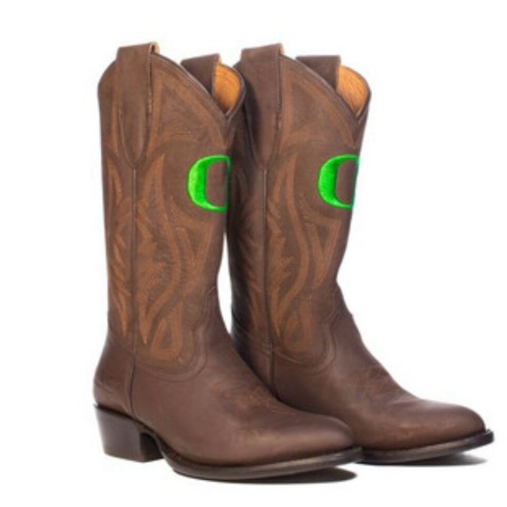 Gameday Women's Western Boots - University of Oregon Ducks - New Size 5.5